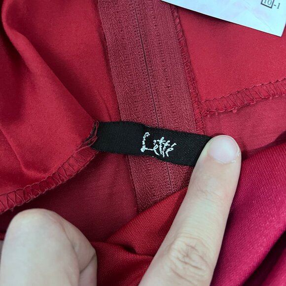 NWT Lette Red Cocktail Midi Dress Size S - Picture 11 of 15